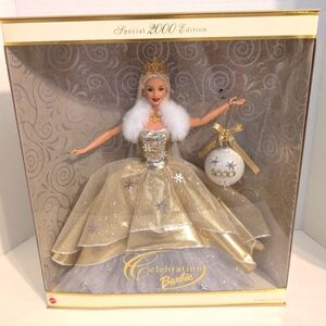 Special Edition 2000 Holiday Celebration Barbie Doll Matel #28269‎ NIB